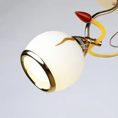 Люстра потолочная Brille 60W E27 Золотистый Люстра потолочная Brille 60W E27 Золотистый