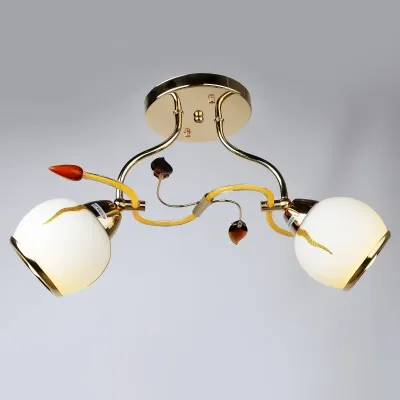 Люстра потолочная Brille 60W E27 Золотистый