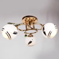 Люстра потолочная Brille 60W E27 Золотистый
