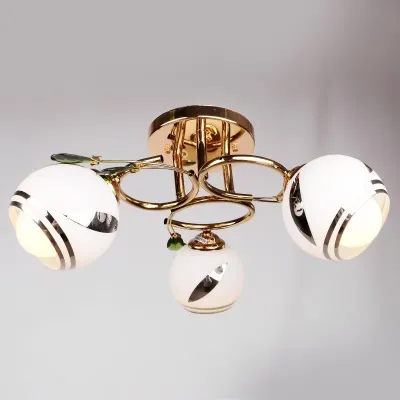 Люстра потолочная Brille 60W E27 Золотистый