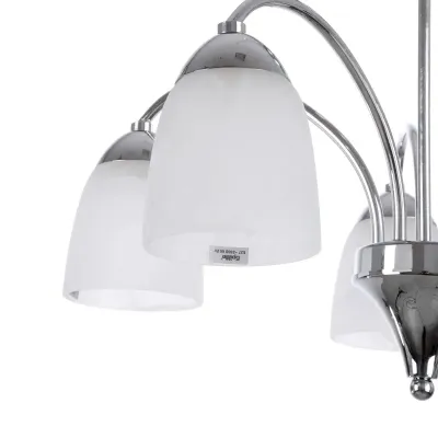 Люстра потолочная Brille 60W E27 Хром