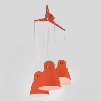 Люстра Brille Лофт 40W E27 Оранжевый