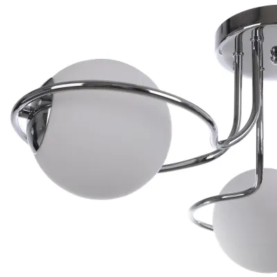 Люстра потолочная Brille 60W E27 Хром