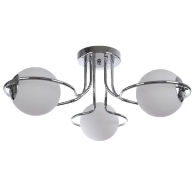 Люстра потолочная Brille 60W E27 Хром