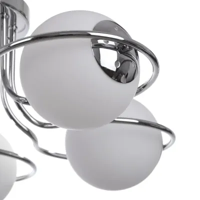 Люстра потолочная Brille 60W E27 Хром