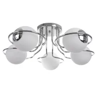 Люстра потолочная Brille 60W E27 Хром