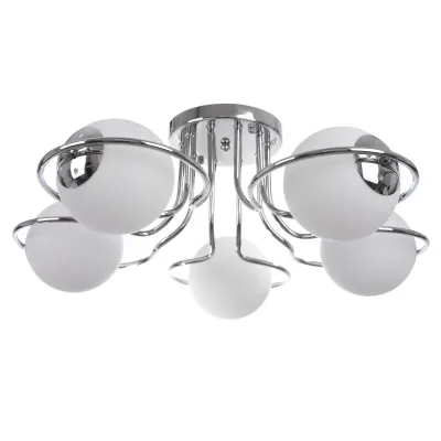 Люстра потолочная Brille 60W E27 Хром