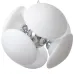 Люстра потолочная Brille 60W E27 Хром