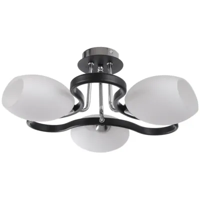 Люстра потолочная Brille 60W E14 Черный
