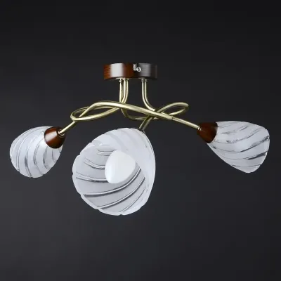 Люстра потолочная Brille 40W E14 Золотистый Люстра потолочная Brille 40W E14 Золотистый