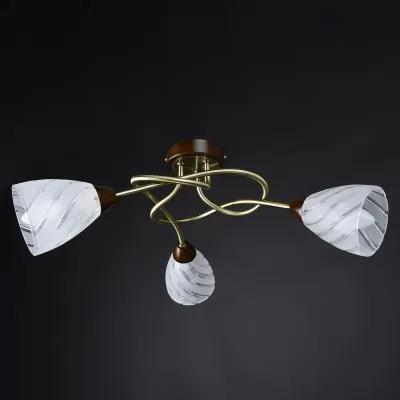 Люстра потолочная Brille 40W E14 Золотистый Люстра потолочная Brille 40W E14 Золотистый
