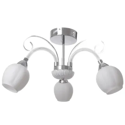 Люстра потолочная Brille 40W E27 Хром