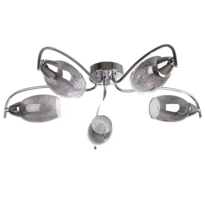 Люстра потолочная Brille 40W E14 Хром