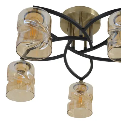 Люстра Brille 60W E27 Черный