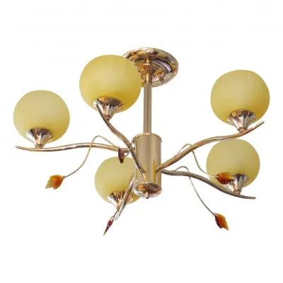 Люстра потолочная Brille 40W E27 Золотистый