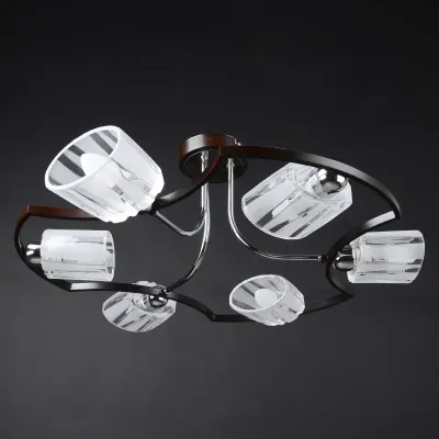 Люстра потолочная Brille 40W E14 Хром Люстра потолочная Brille 40W E14 Хром