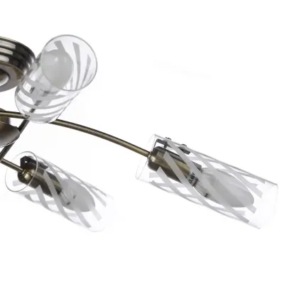 Люстра потолочная Brille 40W E14 Бронзовый Люстра потолочная Brille 40W E14 Бронзовый