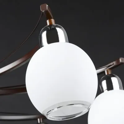 Люстра потолочная Brille 40W E14 Коричневый Люстра потолочная Brille 40W E14 Коричневый