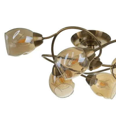 Люстра Brille 60W E27 Золотистый