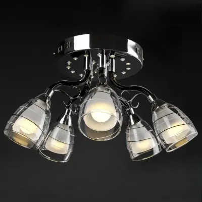 Люстра потолочная Brille 40W E14 Хром