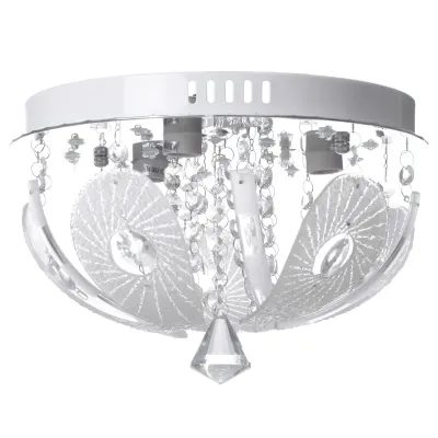Люстра с подсветкой Brille Смарт 60W E14 Хром