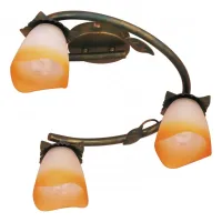 Люстра Brille Флористика 60W E14 Коричневый