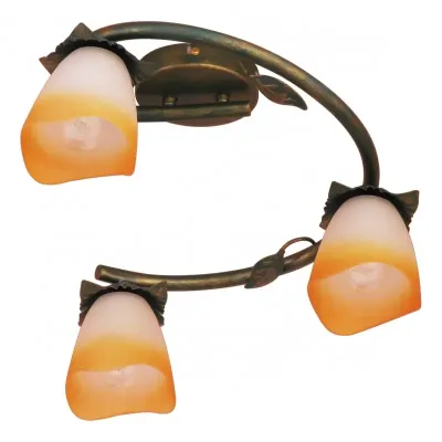 Люстра Brille Флористика 60W E14 Коричневый
