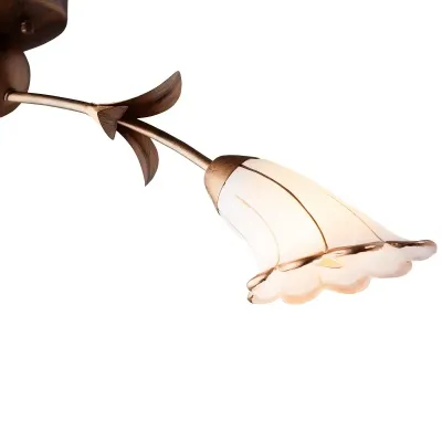 Люстра Brille Флористика 60W E14 Коричневый