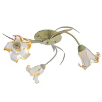 Люстра Brille Флористика 60W E14 Золотистый