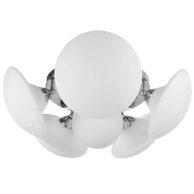 Люстра Brille Современная 60W E27 Хром