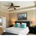 Люстра вентилятор Brille 60W E27 Бронзовый