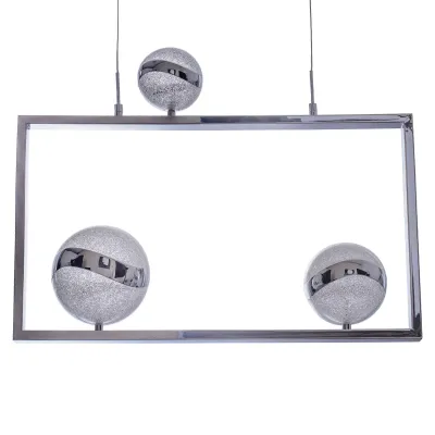 Люстра Brille LED 25W Хром