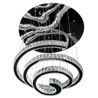 Люстра Brille LED 128W Хром