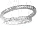 Люстра Brille Хрустальные кольца LED 96W Хром Люстра Brille Хрустальные кольца LED 96W Хром