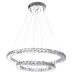 Люстра Brille Хрустальные кольца LED 72W Хром