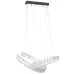 Люстра Brille Хрустальные кольца LED 42W Хром