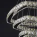 Люстра Brille Хрустальные кольца LED 60W Хром