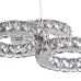 Люстра Brille Хрустальные кольца LED 30W Хром