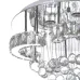 Люстра Brille LED 72W Хром