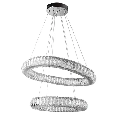 Люстра Brille LED 88W Хром