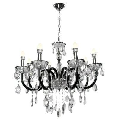 Люстра хрустальная Brille 40W E14 Хром