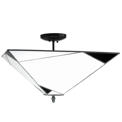 Люстра Brille Тиффани 60W E27 Коричневый