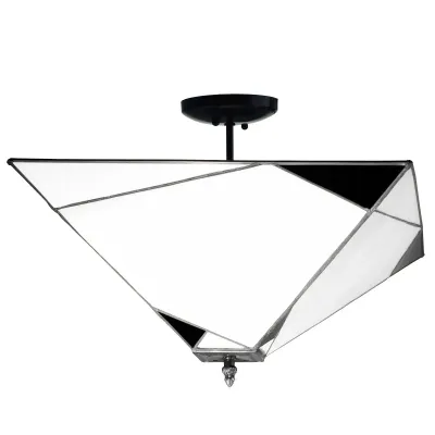 Люстра Brille Тиффани 60W E27 Коричневый