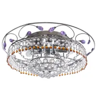 Люстра хрустальная Brille 60W E14 Золотистый Люстра хрустальная Brille 60W E14 Золотистый