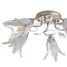 Люстра Brille Флористика 60W E14 Золотистый