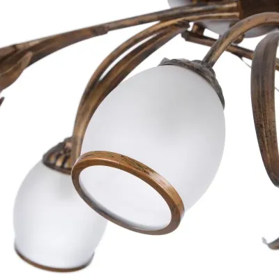 Люстра Brille Флористика 60W E14 Коричневый