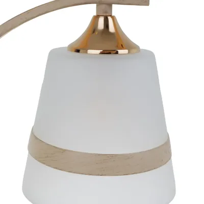 Настольная лампа барокко Brille 60W LK-660 Золотистый
