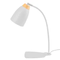 Настольная лампа в современном стиле Brille 60W BL-470 Белый Настольная лампа в современном стиле Brille 60W BL-470 Белый