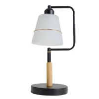 Настольная лампа барокко Brille 60W BL-589 Черный Настольная лампа барокко Brille 60W BL-589 Черный