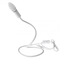 Настольная лампа в современном стиле гибкая Brille 40W BL-423 Белый
